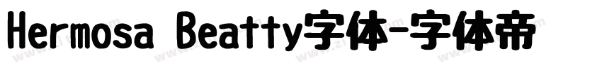Hermosa Beatty字体字体转换